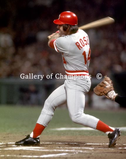 Pete Rose 1975 World Series Photo #241 – Gallery Of Champions