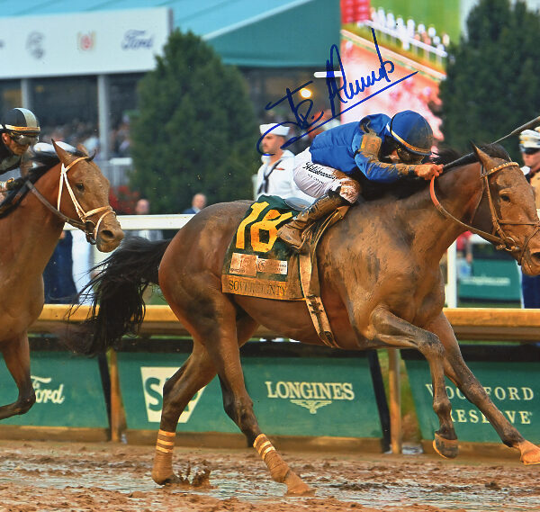 Sovereignty 2025 Kentucky Derby Signed Junior Alvarado